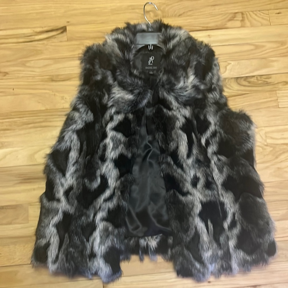 Faux fur vest